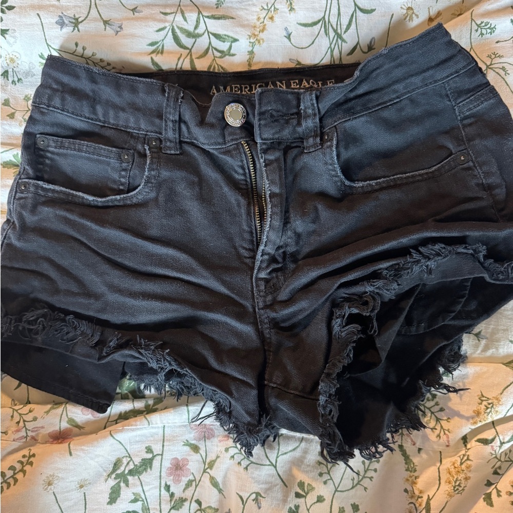 American Eagle Outfitters Dark Gray Jean Shorts